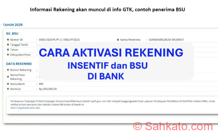 Cara Aktivasi Rekening BSU Guru 2025, Jangan Sampai Terlambat!