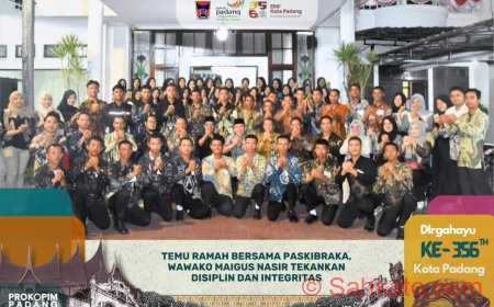 Wawako Padang Motivasi Paskibraka 2025 dengan Tiga Kunci Sukses