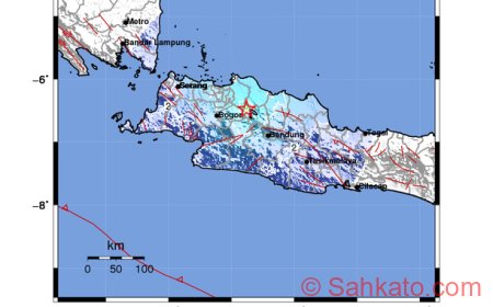Gempa Bekasi M4,7 Malam Ini Terasa Kuat hingga Jakarta
