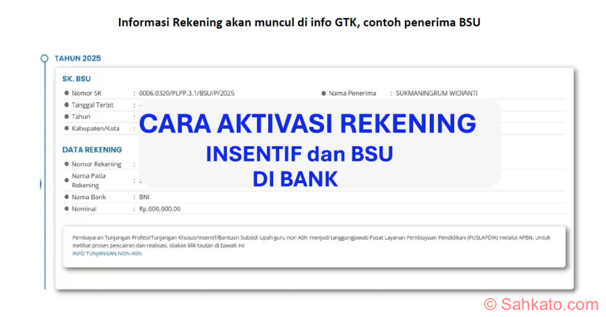 Cara Aktivasi Rekening BSU Guru 2025, Jangan Sampai Terlambat!