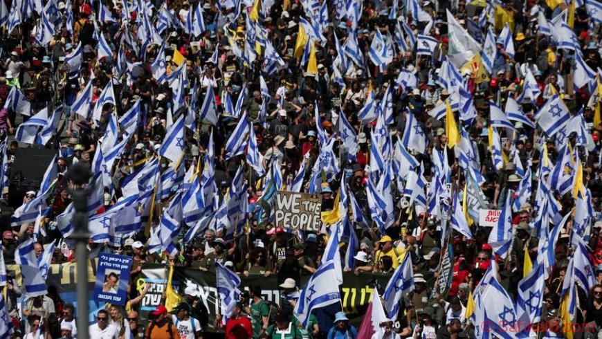 Warga Israel Bersatu Lawan Netanyahu, Mogok Nasional Digelar