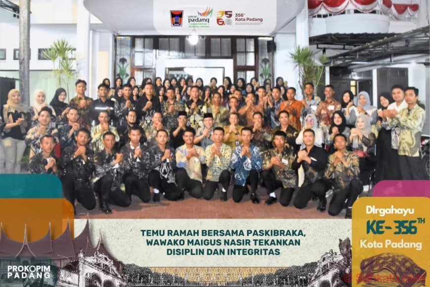 Wawako Padang Motivasi Paskibraka 2025 dengan Tiga Kunci Sukses