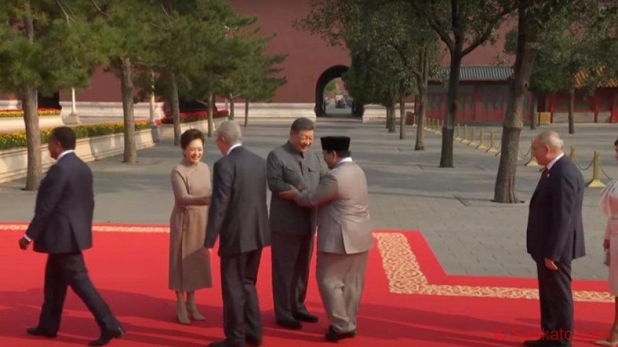 Prabowo Hadiri Parade Militer China, Disambut Hangat Xi Jinping