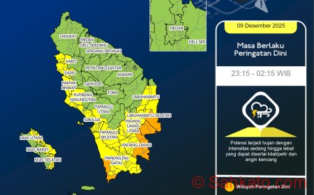BMKG Peringatkan Hujan Lebat Ancam Banyak Wilayah Nias!