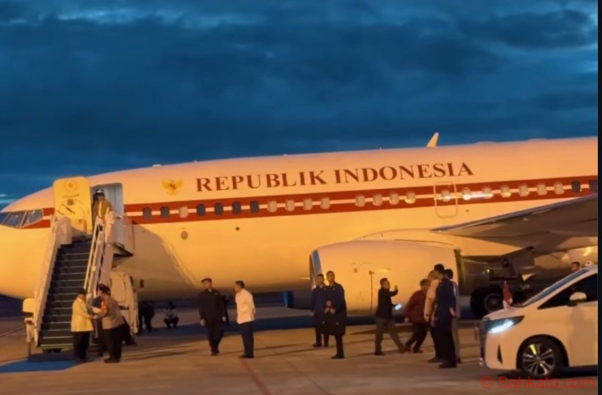 Presiden Prabowo Subianto Tiba di Padang, Tinjau Kondisi Pascabencana di Sumatera Barat