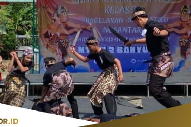 179 Siswa MTsN 2 Banyumas Pukau Panggung Lewat Sendratari Nusantara