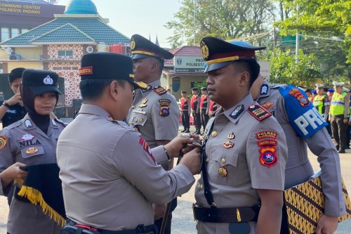 Kapolresta Padang Pimpin Sertijab, AKP Wildan Jabat Kasat Reskrim Polres Sijunjung