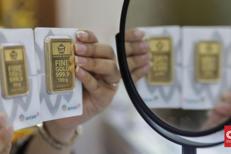 Harga Emas Antam Naik ke Rp2,623 Juta per Gram