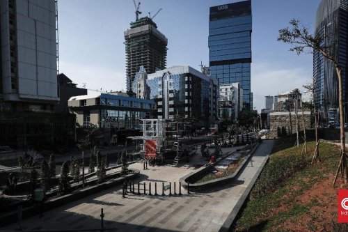 MRT Jakarta Siapkan Pedestrian Deck Dukuh Atas Ramah Difabel untuk Urai Kepadatan