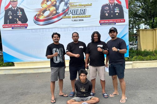 Pemuda di Padang Ditangkap Usai Gunakan Uang Hasil Curian untuk Beli Baju Baru