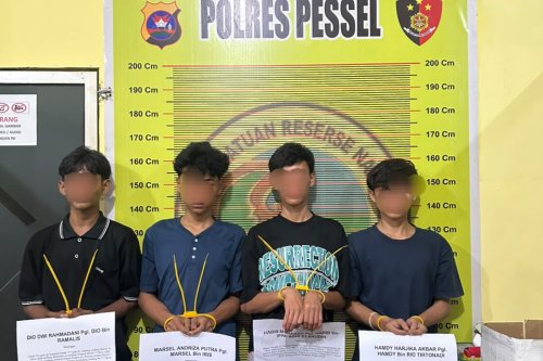 Empat Pelajar di Pesisir Selatan Ditangkap karena Ganja, Polisi Sita Belasan Paket