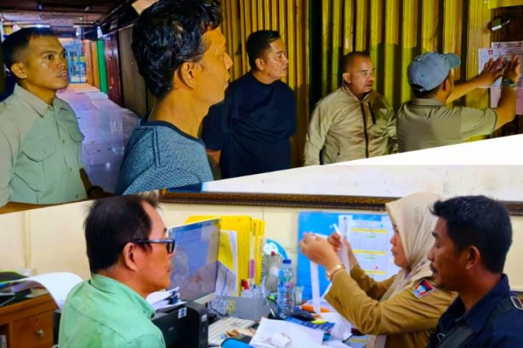 UPTD Pasar Raya Padang Segel 44 Toko Penunggak Retribusi, Beri Keringanan Hapus Denda