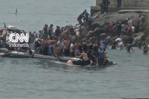 Ratusan Migran Maroko Tewas Saat Menyeberang ke Enklave Spanyol Ceuta