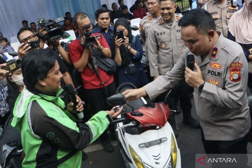 Polda Metro Jaya Kembalikan 67 Kendaraan Hasil Curanmor kepada Pemilik Sah