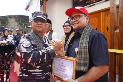 11 Rumah Warga Solok Selatan Dibedah, PT Semen Padang Turun Tangan Lewat Program Kodaeral II