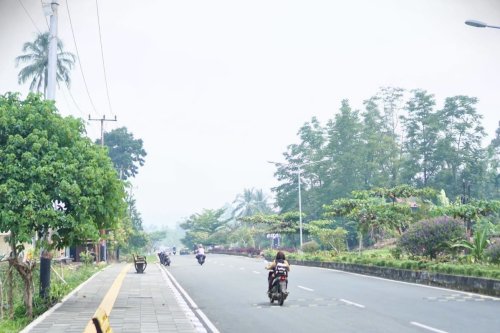 Kabut Asap Kiriman Selimuti Solok Selatan, Pemkab Terbitkan Edaran dan Imbau Warga Pakai Masker