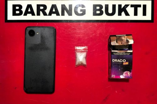 Polres Solok Amankan Sopir Diduga Pengedar Sabu di Saok Laweh