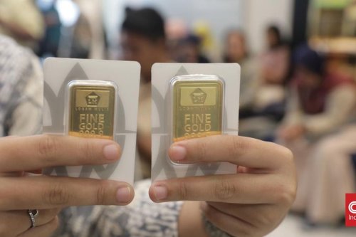 Harga Emas Antam Hari Ini Melemah Rp5.000, Cek Daftar Lengkapnya