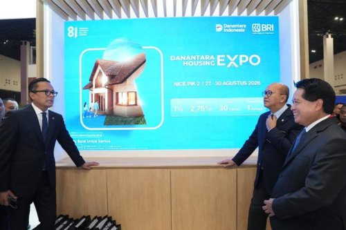 DP Cuma 1 Persen dan Bunga Tetap 2,75 Persen, KPR BRI Jadi Andalan di Danantara Housing Expo 2026