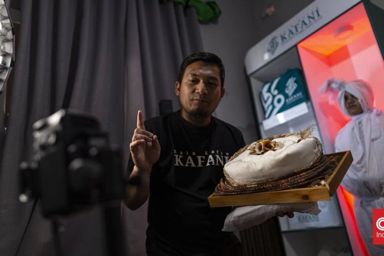 UMKM Kain Kafan di Bandung Tembus Stigma Lewat Strategi Digital, Produknya Viral di Media Sosial