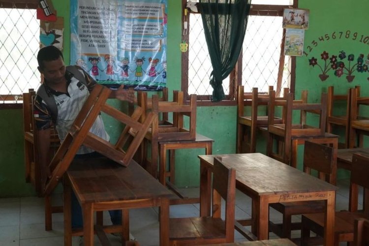 Pertamina Hadirkan 109 Unit Meja-Kursi Baru, Suasana Belajar SDN Batu Cermin Langsung Berubah