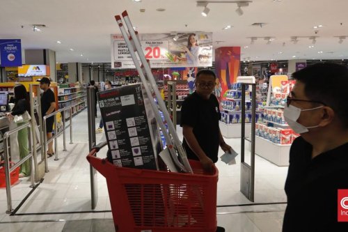 Harga Tangga Lipat Aluminium di Transmart Anjlok Jadi Rp1,1 Juta, Cek Promo Lainnya