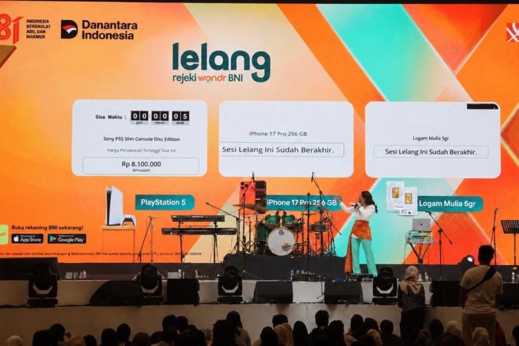 Masuk wondrX 2026 Gratis, Nasabah BNI Bisa Ikut Lelang Produk Pakai POIN+ Setiap Hari