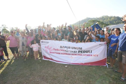 TelkomGroup Gelontorkan Rp1,3 Miliar untuk Korban Gempa NTT, Bantuan Disalurkan ke Lebih dari 10 Wilayah