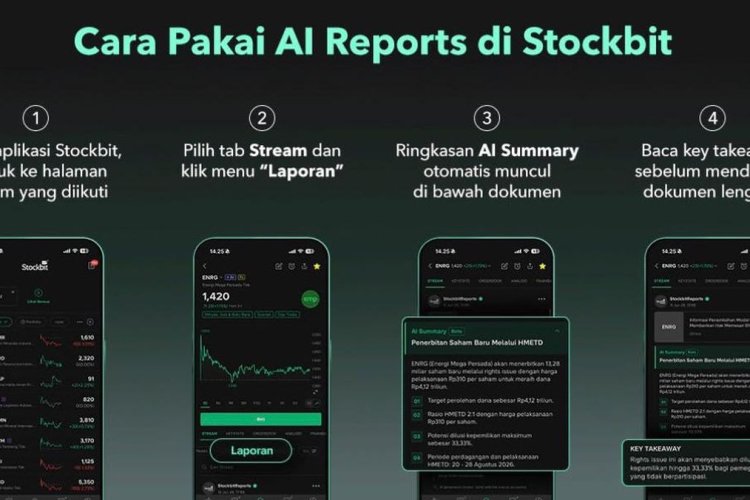 Stockbit Hadirkan AI Reports hingga Data UBO, Fitur Baru untuk Investor di Paruh Pertama 2026