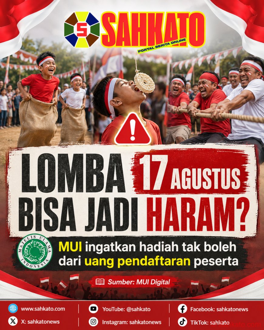 Jelang 17 Agustus, MUI Soroti Lomba Berbayar: Bisa Masuk Praktik Judi