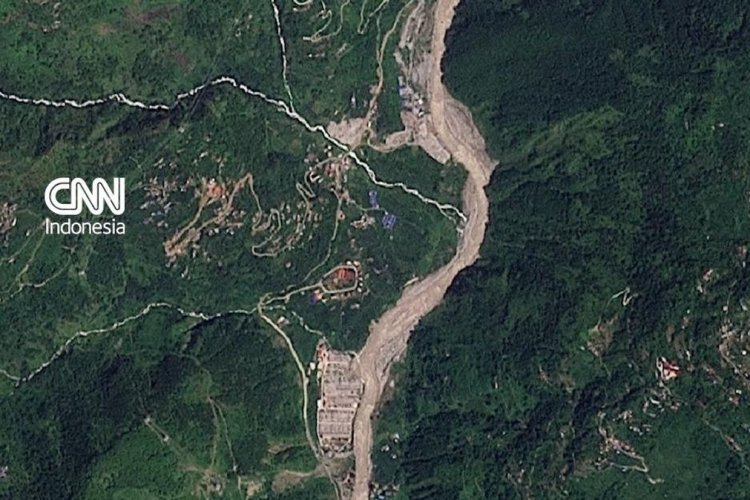 Citra Satelit Ungkap Kerusakan Parah Usai Banjir Bandang di Nepal, 384 Wisatawan Masih Hilang