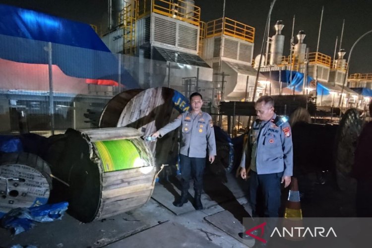 Polsek Pademangan Tangkap Dua Pria Diduga Pencuri Kabel Tanam