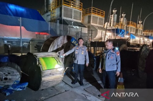 Polsek Pademangan Tangkap Dua Pria Diduga Pencuri Kabel Tanam