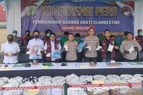Polres Jakbar Gagalkan Produksi Narkoba Jaringan Internasional, Sita Bahan Baku Rp119 Miliar