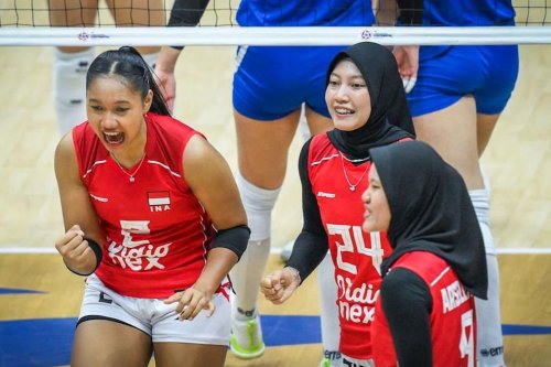 Indonesia Cetak Sejarah Kalahkan Kazakhstan di AVC Women's Continental, Kini Bayangi Thailand di Puncak Grup B