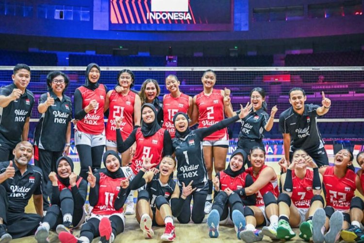 Lonjakan 8 Peringkat! Voli Putri Indonesia Tembus 50 Besar Usai Hancurkan Kazakhstan