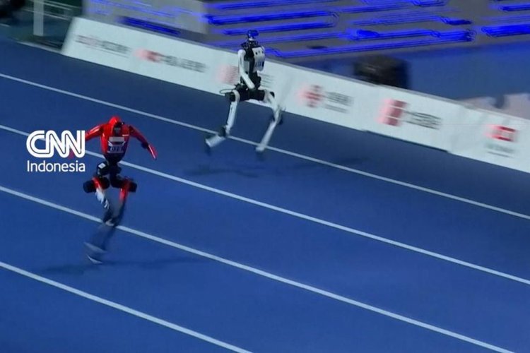 Robot Humanoid China Catat 9,32 Detik, Rekor Lari 100 Meter Usain Bolt Terpecahkan