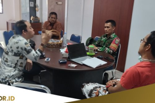 Babinsa Lemahwungkuk Duduk Bareng Lurah dan Patih Kanoman, Bahas Pelestarian Seni Budaya Cirebon