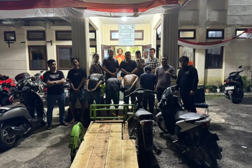 Empat Tersangka Curanmor Diciduk di Aur Malintang, Satu Motor Curian Sudah Diubah Jadi Bentor