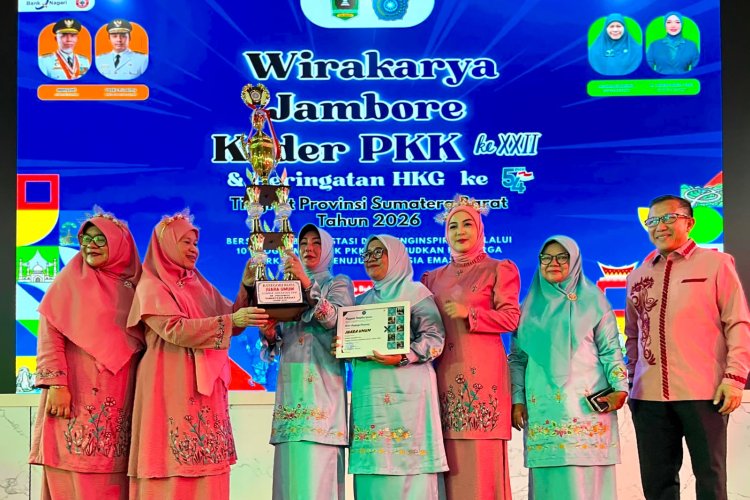 Padang Panjang Borong Tiga Juara Pertama, Kunci Gelar Juara Umum PKK Sumbar 2026