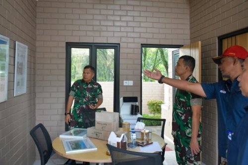Dandim 0312/Padang Tinjau Rumah Contoh SEPABLOCK, Sinyal Kolaborasi dengan PT Semen Padang Menguat