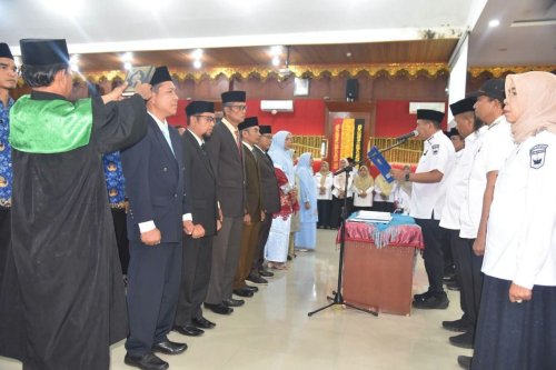Wali Kota Pariaman Lantik 38 Pejabat, Hendri Putra Pindah Tugas ke Sekretariat DPRD