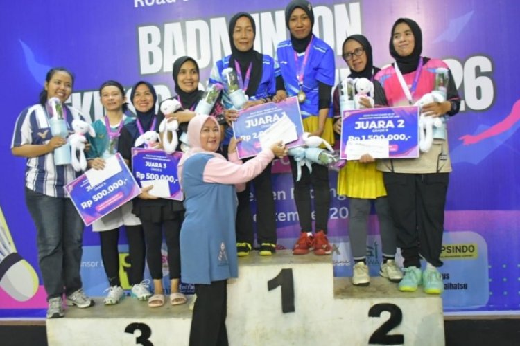 FKIKSP Buka HUT ke-26 dengan Badminton Cup 2026, 32 Pasangan se-Sumatera Barat Unjuk Kemampuan