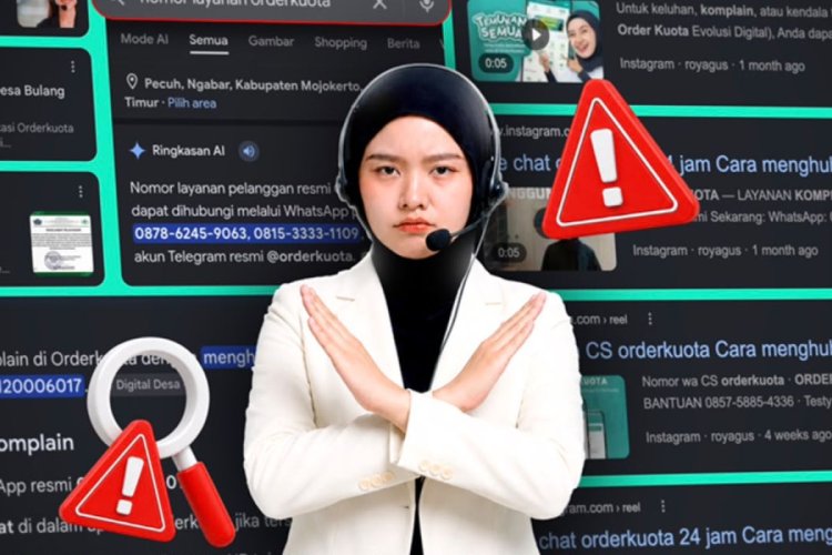 Orderkuota Ungkap Modus CS Palsu di Google dan Situs Pemerintah, Korban Diminta Transfer hingga OTP