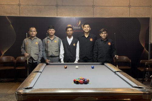 Nofriando dan Jon Hendri Persembahkan Emas Biliar untuk Pesisir Selatan di Porprov Sumbar 2026