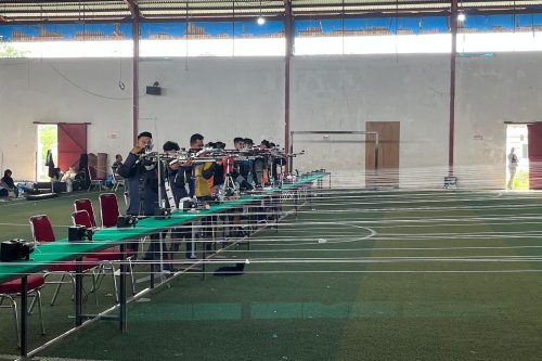 Dua Medali Sudah di Tangan, Menembak Kota Solok Masih Buru Tambahan di Porprov XVI Sumbar