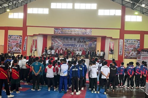 Tuan Rumah Porprov XVI, Kabupaten Solok Pasang Target Juara Umum Karate