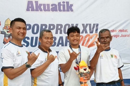 Zikri Akhman Sumbang Emas Pertama untuk Kota Padang di Porprov Sumbar 2026, Incar Sapu Bersih Lima Nomor