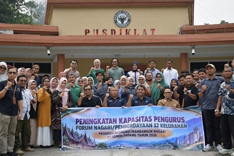 PT Semen Padang Latih Pengurus Forum Nagari, Targetkan Program CSR Tepat Sasaran
