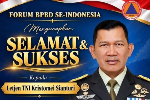 Kristomei Sianturi Resmi Pimpin BNPB, BPBD Padang Berharap Sinergi Penanggulangan Bencana Makin Solid